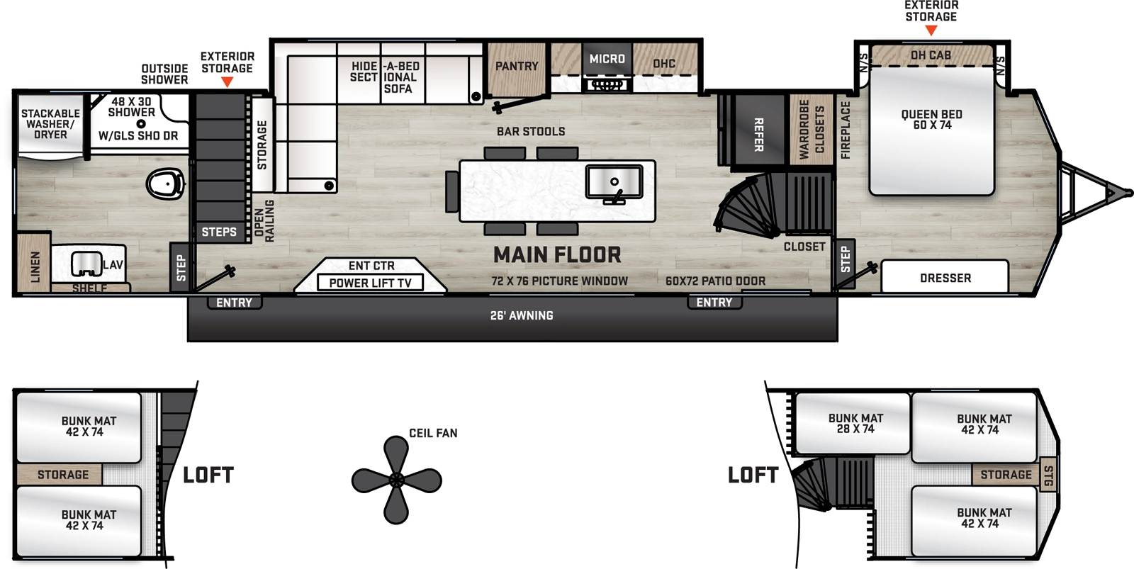 Aurora 42CONDO Floorplan